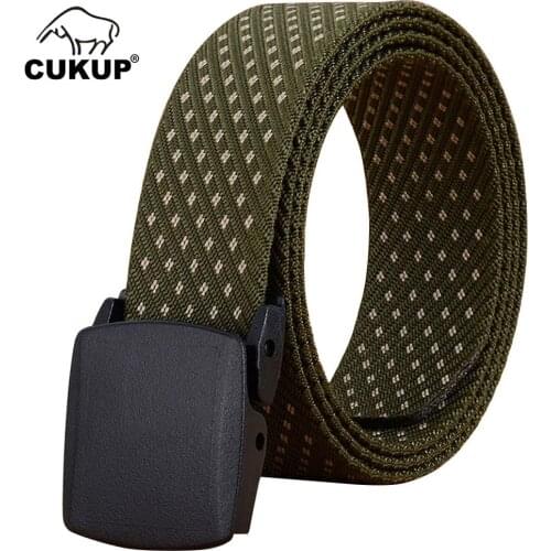 CUKUP Unisex Quality Design Outdoor Quick Drying Nylon Waist Belts Buckle Female Leisure Accessories Belt 3.8cm Width CBCK083