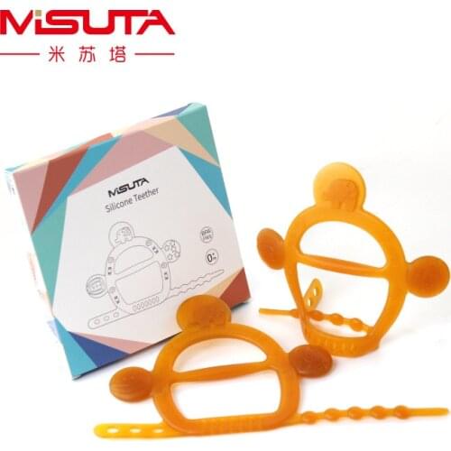 Infant Teether Bracelet Children Silicone Teether Teether Soft Toys Silicone Teether Baby Teething Toys Baby Accessories