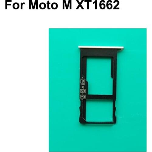 For Moto M XT1662 New Tested Sim Card Holder Tray Card Slot For Moto M XT 1662 Sim Card Holder Replacement