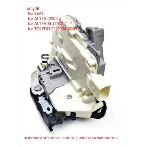 FOR SEAT ALTEA XL TOLEDO III Rear right Door Lock Catch Mechanism - 1P0839016A 5P0839012C 5P0839012 5P0833056A W05P0839012