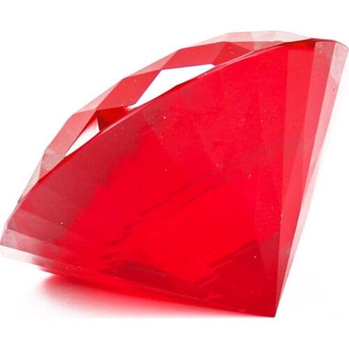Pomegranate Red Cone Crystal Chandelier Prism Paperweight Centerpiece DIY Curtain Wedding Stage Props Ring Jewelry Home Decor