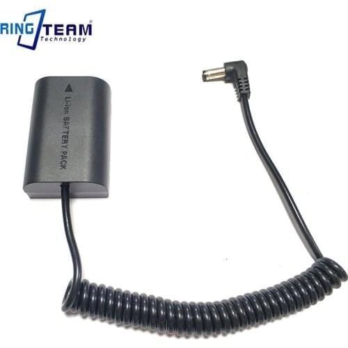 LPE6 LP-E6 Dummy Battery DR-E6 DRE6 DC Coupler Power Supply Connector for BMD Blackmagic Video Assist Holder SmallHD Monitor