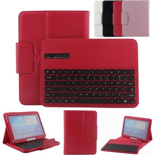 Magnetic Coque For Samsung Galaxy Tab 4 10.1 T530 Case with Keyboard Bluetooth PU Removable Cover For Samsung T530 Keyboard Case