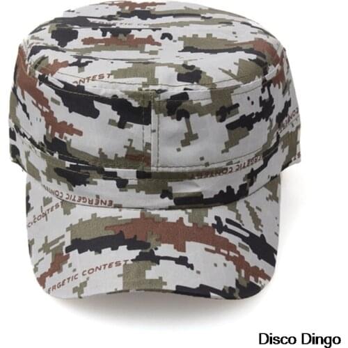 Mens and womens military tactical camouflage baseball caps outdoor sunshade flat caps military training 2021