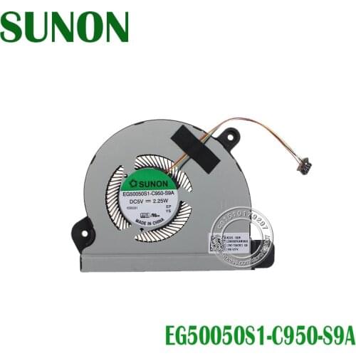New and Original CPU fan for SUNON EG50050S1-C950-S9A 13N0-TEA0801 13NX00F0AM0601 4pin laptop CPU cooling fan cooler
