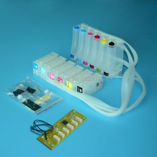 Pp-100 pp-100ap Ciss and chip decoder For Epson pp100 ciss Continuous Ink cartridge For Epson PJIC1-PJIC6