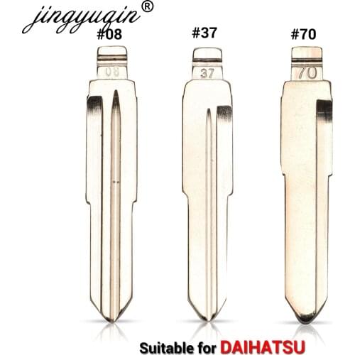 Jingyuqin #70 37 No. 08 Remote KD Flip Key Blank for Daihatsu Charade Copen Cuore Feroza Lioncel DH4R TOY41 MIT8 Blade
