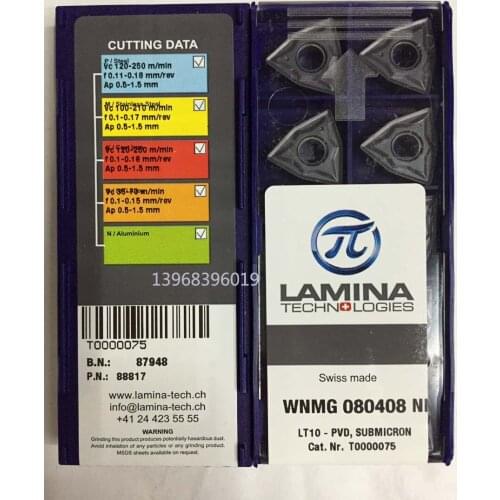 LT10 WNMG080412NN CNC blade carbide insert lathe tool 10pcs/lot free shipping