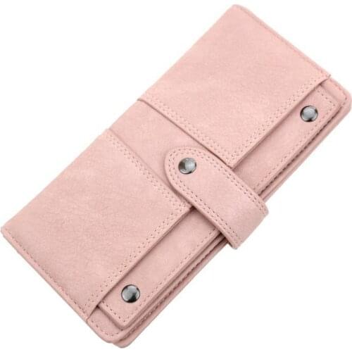 Artifical Leather Women Wallet Simple Casual Lady Long Purse Extral Card Holder Hand Wallet Brand Designer Girl Purse Coin