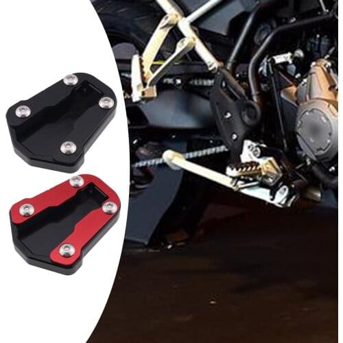 1Pcs CNC Aluminum Motorcycle Kickstand Side Stand Mount Extension Pad Support Foot for HONDA CRF300L CRF300 Rally 2021-2022
