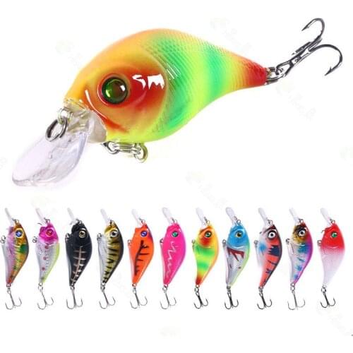 1pcs Fishing Lure 7.5cm 11g Swimbait Crankbait Diving 1.5m-3m Artificial Hard bait Bass Fish wobbler lures Fishing Accessories