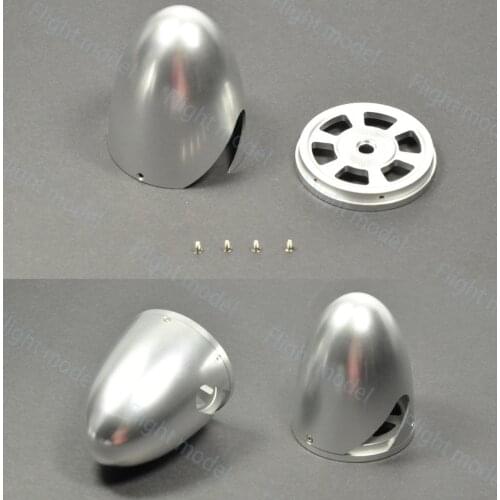 1pcs 2.25inch/ 57mm Aluminum 2 blade spinner For Fighting Zero Fixed Wing RC Airplane Model Drilled for DLE Engine