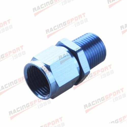 10AN AN10 AN-10 Female Swivel to Male 1/2" NPT Straight Aluminum Adapter Fitting