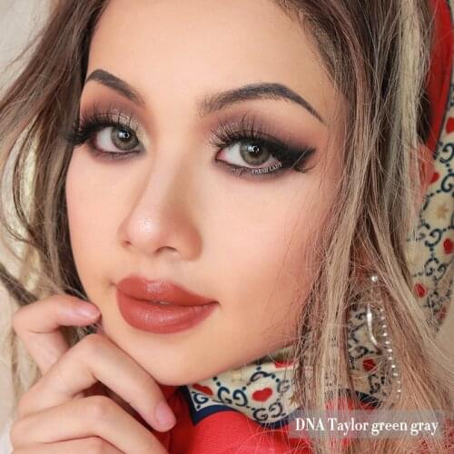 Lareen 2pcs/pair Colored Contact Lenses Eyes DNA Taylor Cosmetic Color Contact Lenses For Eyes Beautiful Pupil