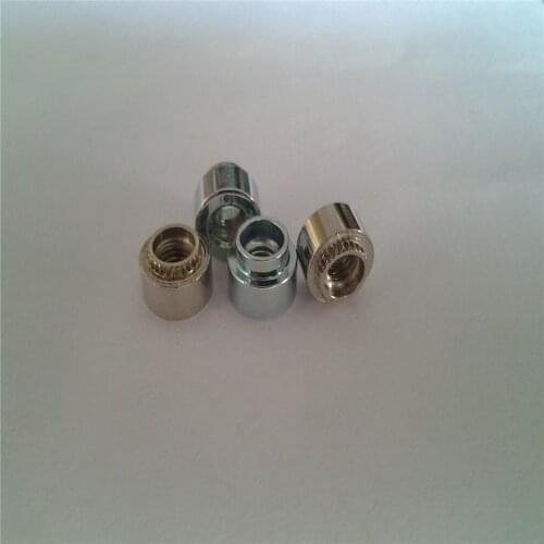 ZS-M4-1/1.2/1.5/2/2.5/3 Flare-In Nuts Self-clinching Fasteners Cabinet Inserts Sheets Metal Rivet Nut Inox Rivets PEM Standard