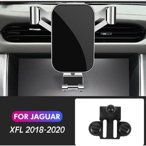 Car Mobile Phone Holder Air Vent Mount GPS Stand Gravity Navigation Bracket For Jaguar XFL 2018-2020 Car Accessories