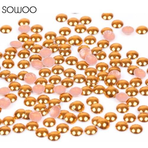Glossy Metal Hot Fix Studs Dome Shape Half Round gold Dome Studs hot fix half round studs for Jean and shoes accessories