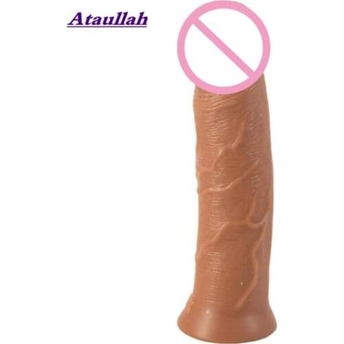 Realistic Skin Huge Dildo for Women With Suction Cup Artificial Big Penis Dick Masturbator Erotic G Point Adult Sex Toys ST219