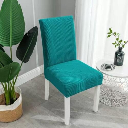 Solid Color Elastic Chair Cover Slipcover Stretch Spandex Seat Cover for Office Wedding Banquet Hotel Home Chaise Chair Covers
