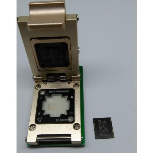 EMCP_11.5x13 SD adapter,for BGA62/BGA186 reader, data recovery tool from dead mobile phone,aluminium alloy,clamshell structure