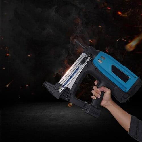 Gas Nail Gun Concrete Cement Steel Row Wire Groove Door Window Hand Machine DIY Install Tool Automatic Equipment Electric Device
