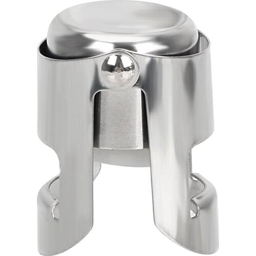 Bar Tools Champagne Stopper Sealing Bottle Cap Wine Beer Bottle Cork Plug Wine Bottle Stopper Sparkling Stainless Steel