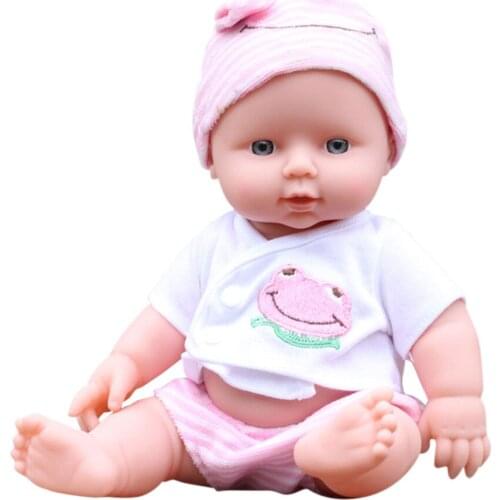30cm Newborn Baby Emulated Doll Soft Children Reborn Baby Doll Toys Baby Doll Toy Boy Girl Birthday Gift