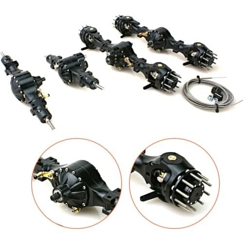 LESU Front Rear Axle Differential Lock 8*8 RC 1/14 Tractor Truck Tamiya Model TH02062