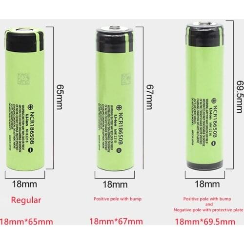 100% New Original NCR18650B 3.7V 3400mah 18650 Lithium Rechargeable Battery For Flashlight batteries