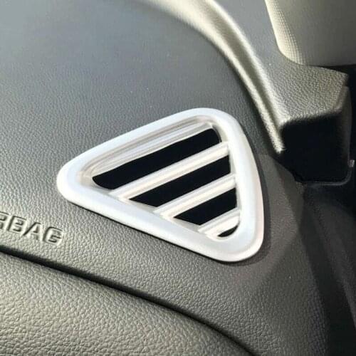 ABS Matte For Chevrolet Equinox 2017 2018 accessories Car front Small air outlet Decoration Cover Trim Sticker Car styling 2pcs