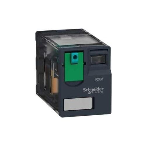 RXM2AB1BD Miniature plug-in relay, 12 A, 2 CO, 24 V DC