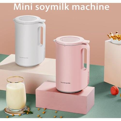 Mini Soymilk Machine Multifunction Household Soya-Bean Fruit Electric Juicer Filter-free Kitchen Tools Touch Control Soymilk