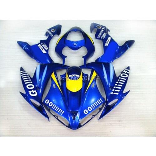 Fashion Blue Motorcycle Bodywork Fairing Injection Mold For 2004 2005 2006 YAMAHA YZF1000 R1 04 05 06 (6) [CK816]