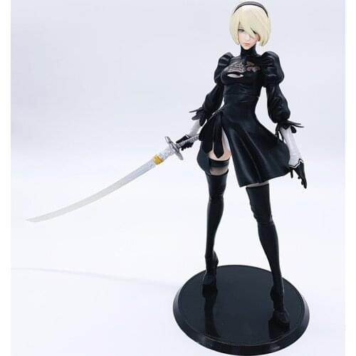 Nier Automata 2B YoRHa No.2 Type B PVC Action Figure Toys Anime Sexy Girl Figure Collectible Model Toys Doll For Gift