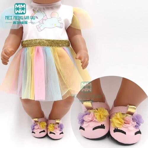 Clothes for doll fit 43cm toy new born doll accessories fashion Princess Dress