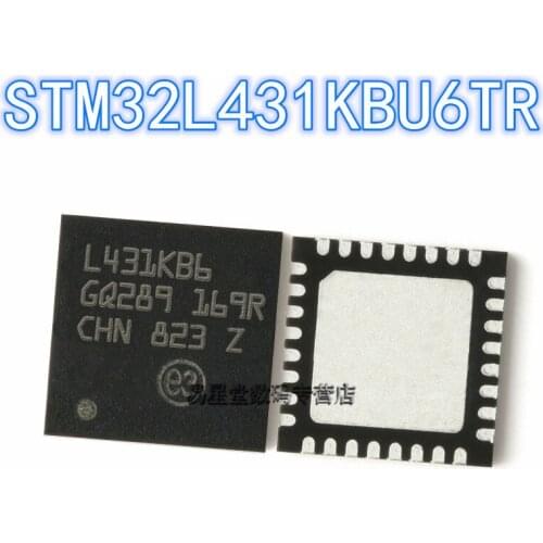1PCS-5PCS 100% brand new original authentic STM32L431KBU6TR QFN-32 32L431KBU6TR QFN32 32-bit microcontroller chip 80MHz/128KB
