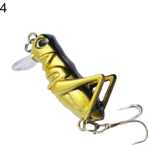 1 PC Fishing Lure Grasshopper Insect Lifelike Fishing Lure Tackle Luminous Night fishing Hard Artificial Bait Hard with Hook