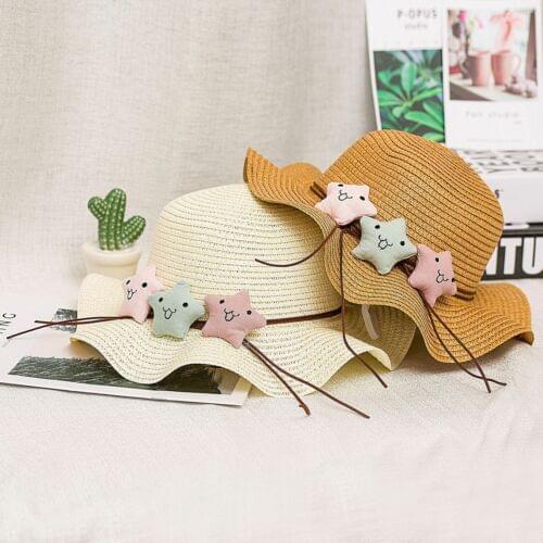 Citgeett Wide Brim Sun Hat Summer Beach Hat Bucket Cap For 3-6 Years Toddler Baby Girl