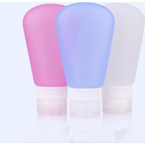 Silicone Refillable Bottles Set Portable Outdoor Shampoo Travel Package Gel Lotion Cosmetic Bottles Bottle Packaging
