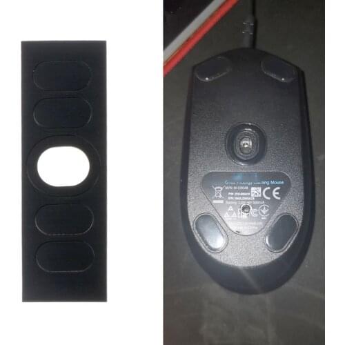 1 Set 0.6mm Thickness Replace Curve Edge Mouse Feet Mouse Skates For logitech G102 G PRO Wired Mouse J0PB