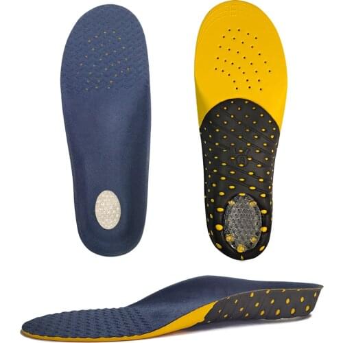 Eva Sports Orthopedic Insole For Shoe Men Women Flat Foot Arch Support Corrector Shock Absorption Breathable Massage Shoe Insole