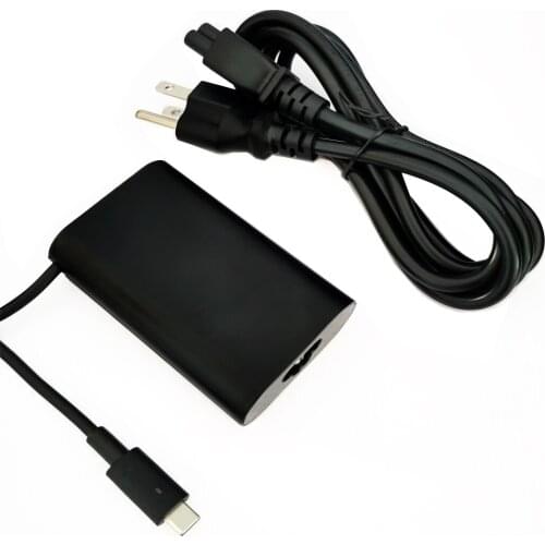 45W USB C Type C Laptop Charger Power Adapter Fit for DELL XPS 1112 13 9360 9370 9333 Latitude 7275 7370 5175