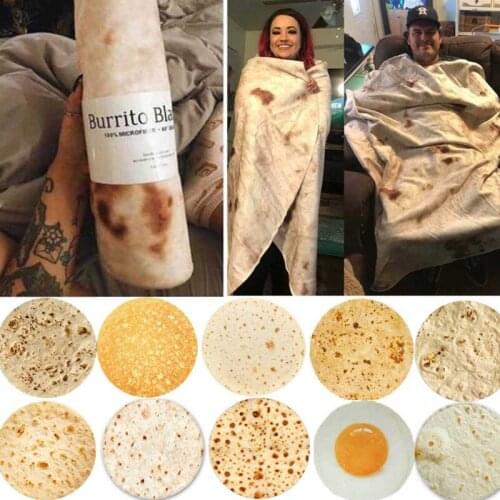 Winter warm tortilla blankets fashion Super Soft Lavash Throw Blanket for Bed Sofa Bedspread Airplane Travel Blanket