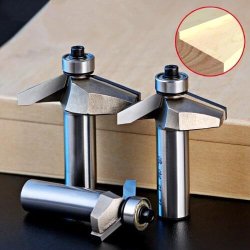 1PCS FREE SHIPPING CNC solid carbide woodworking router bit,wood milling cutter,wood tool,trimming knife With bearing