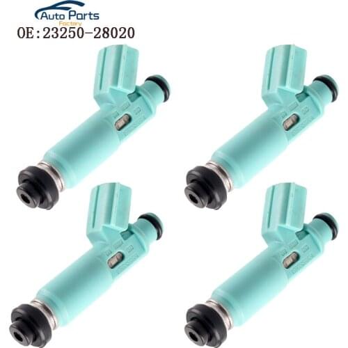 4 PCS New Fuel Injectors Nozzle For Camry Highlander 2.4 2AZFE 01-04 OEM 23250-28020 23209-28020 2325028020