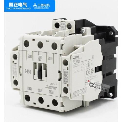 Brand new original authentic Mitsubishi Electric AC contactor S-T50 instead of S-N50 AC110V AC220V AC380V free shipping