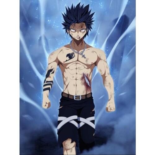 DIY Diamond Wall Painting Sticker Anime Picture 5D Full Square Drill Fairy Tail Cross Stitch Beadwork Home Decor Embroidery Gift