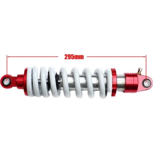 Shock Absorber Struts Aluminium Alloy Shock Absorber Motorcycle Rear Back Suspension Struts for Off-Road Motor ATV 295mm