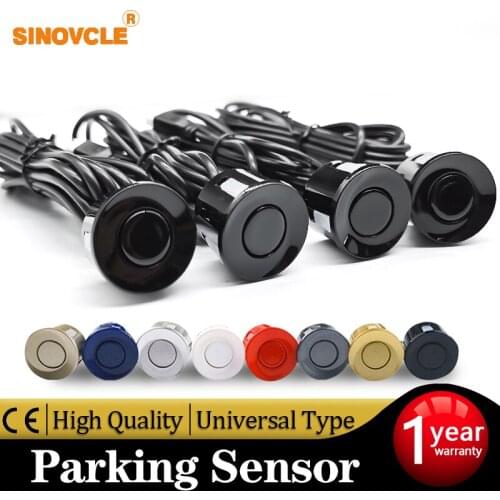 Hippcron 4 Pieces Sensors Parking Sensor 22mm Black Red Blue Gold Grey Silver Champagne Gold / White Color Car Reverse Probe