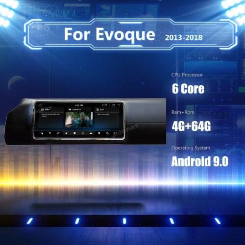 Android car GPS radio For Land Rover Evoque 2013-2018 car GPS multimedia player navigation DvD Stereo receiver player